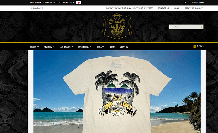 808 Skate Homepage Front 1 CP Commerce Integration to eCommerce